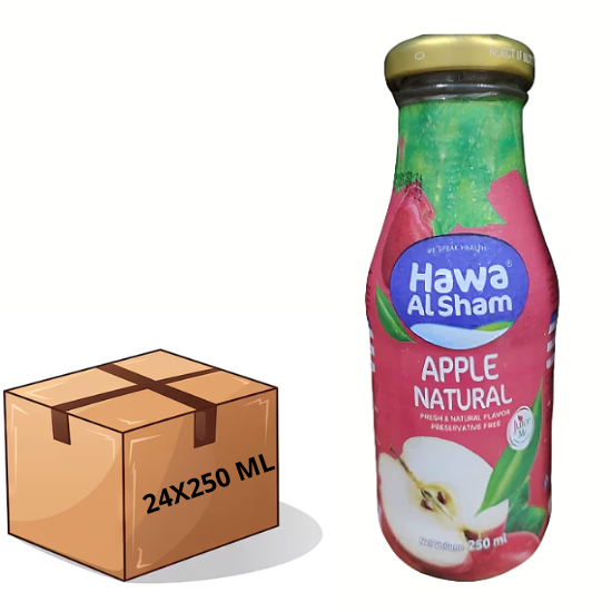 Hawa al Sham Apple Natural Juice 24X250 ml