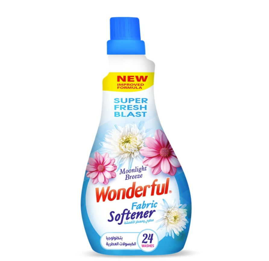 Wonderful Fabric Softner Blue Spring 12 X 800 ml
