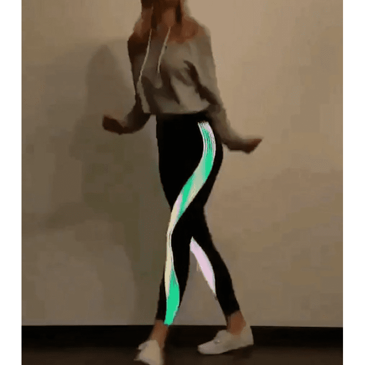 Fitness Yoga Pants Laser Printed Slimming Sports Leggings - Jointcorp