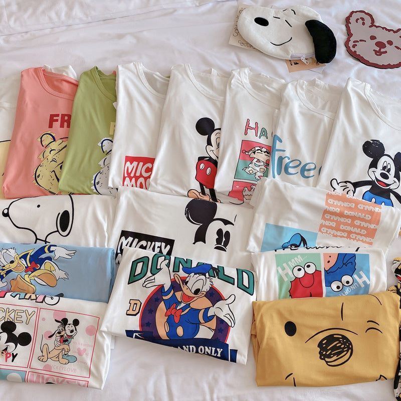 Pajamas Women Spring And Autumn Long-sleeved Trousers Cartoon - Jointcorp