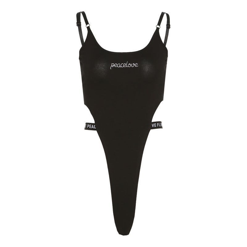 Embroidered Strap Jumpsuit For Women