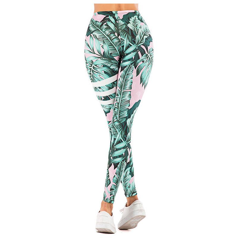 Printed yoga pants outdoor sports leggings - Jointcorp
