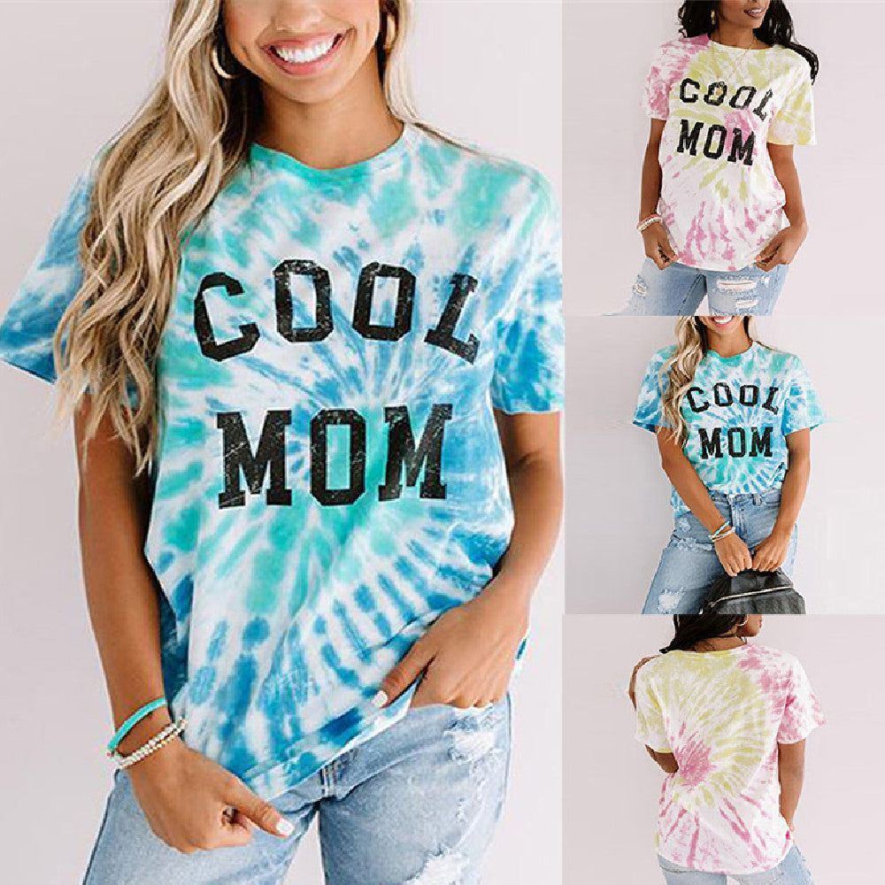 European And American Digital Printing Short-sleeved Women's Summer Loose T-shirt - Jointcorp