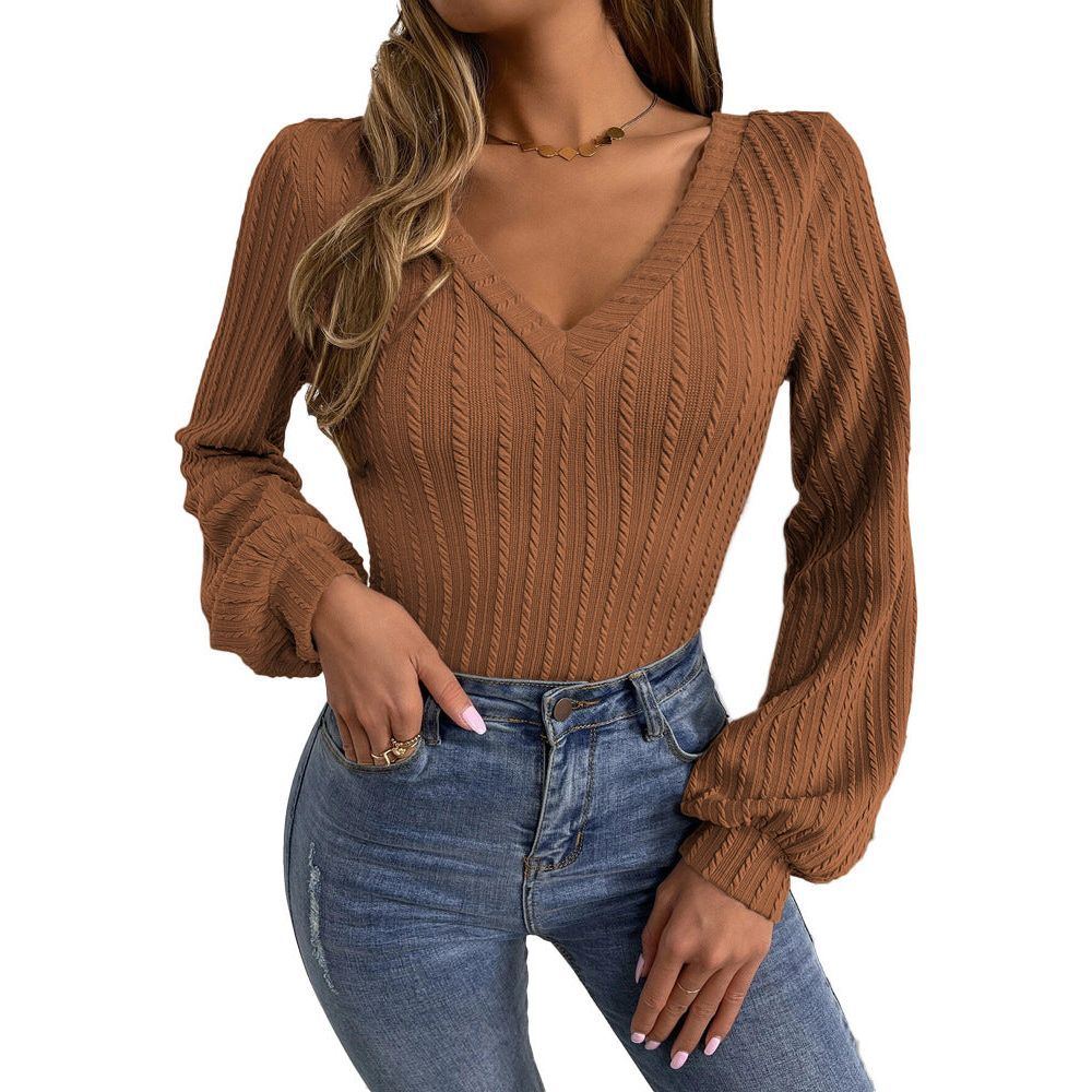 Women's Puff Sleeve Slim Top