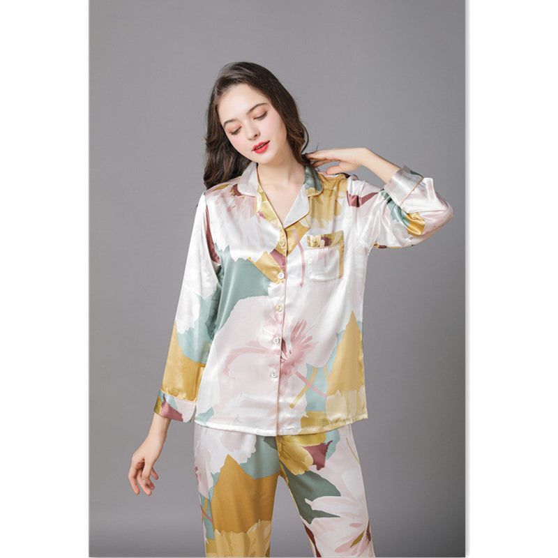 Women's silk pajamas