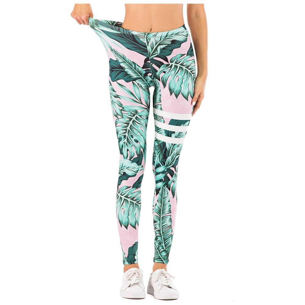 Printed yoga pants outdoor sports leggings - Jointcorp