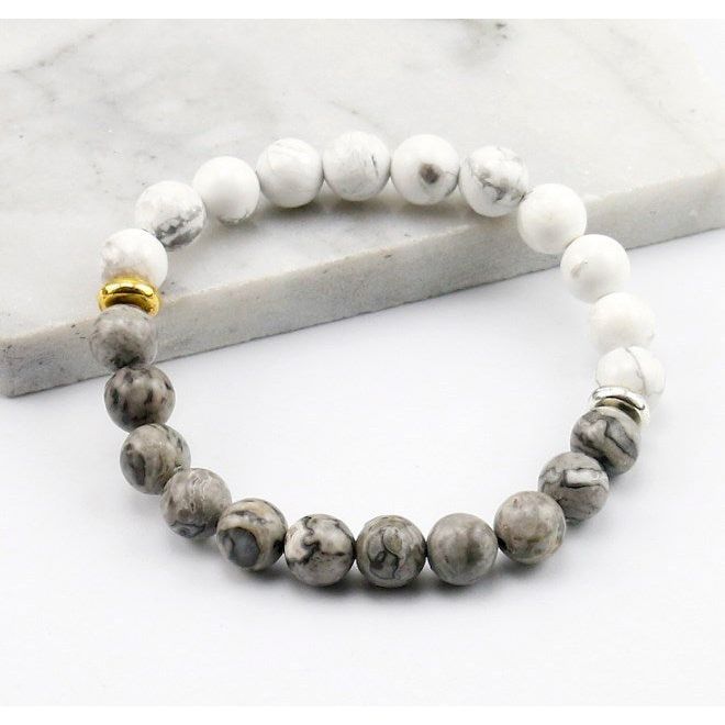 Agate Beads Filament Bracelet - Jointcorp