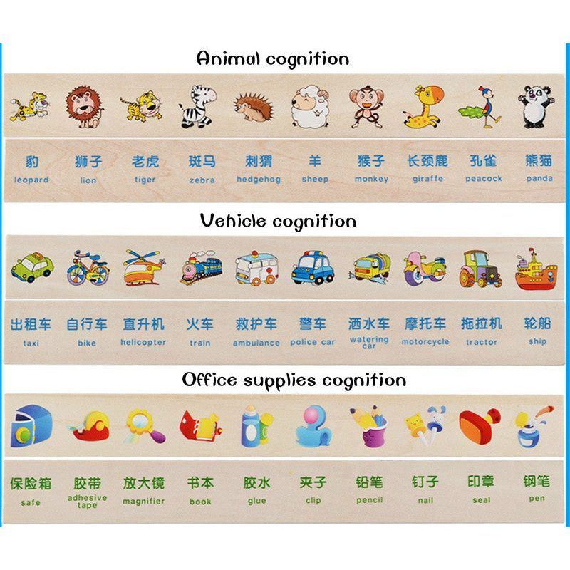 Mathematical Knowledge Classification Cognitive Matching Kids Montessori Early Educational Learn Toy Wood Box Gifts for Children