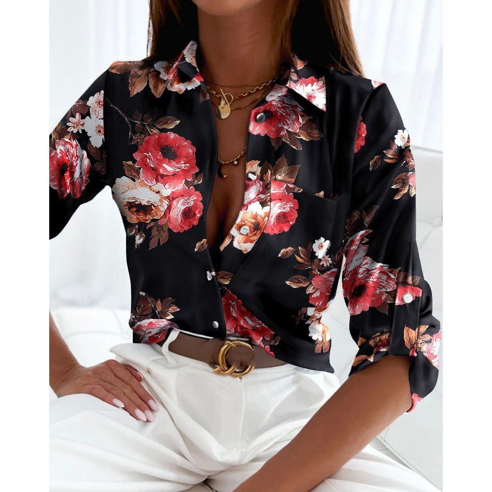 Fashion Long Sleeve Printed Shirt