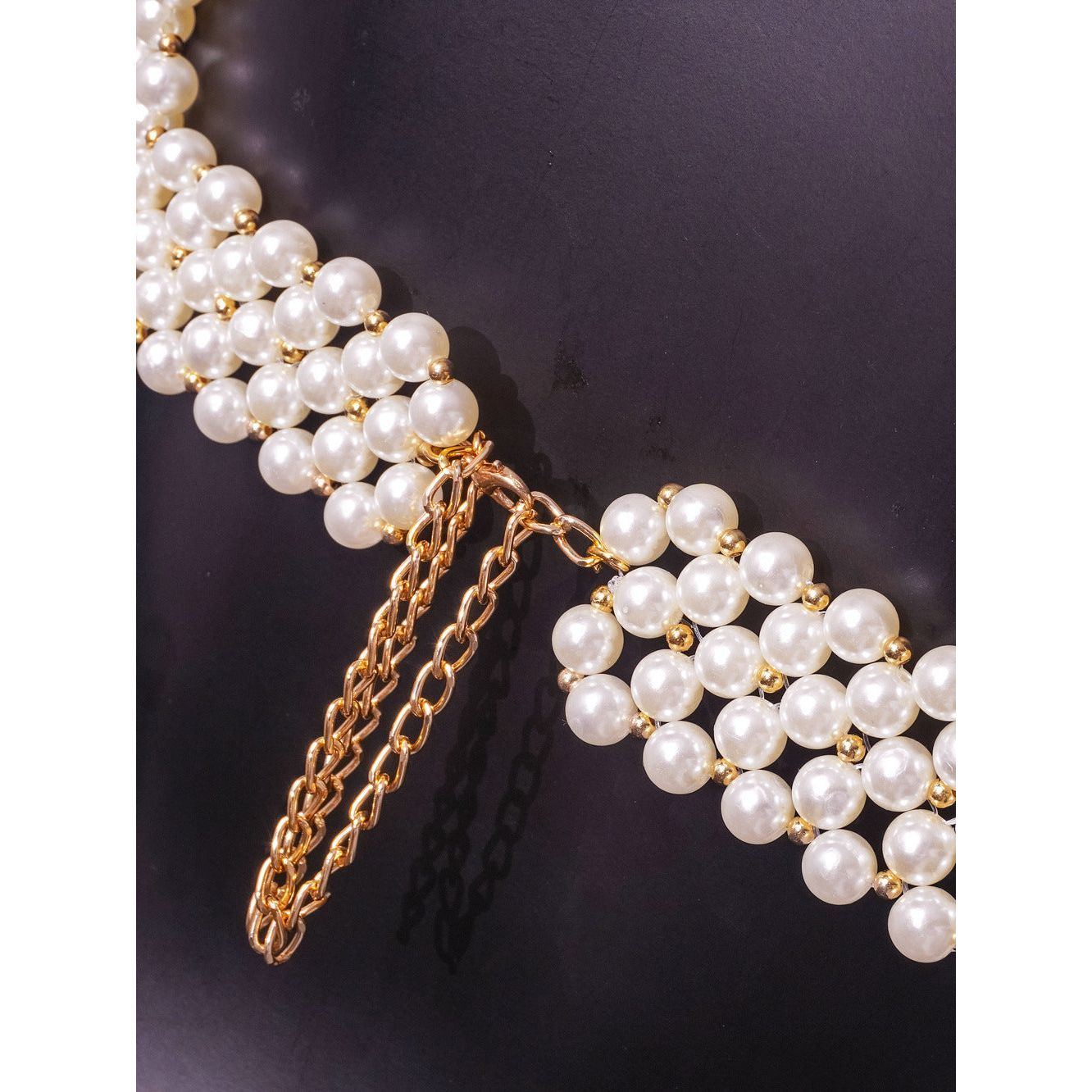 Summer European Pearl Bandeau Sling Vest - Jointcorp