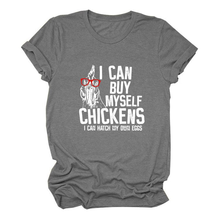 Printed Loose Short-sleeved T-shirt