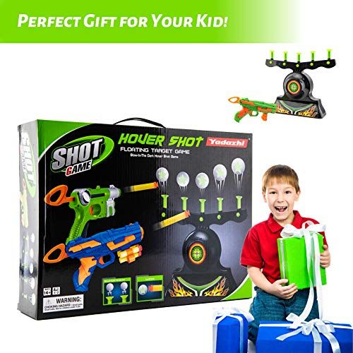 Shooting Targets for Nerf Guns Shooting Game Glow in The Dark Floating Ball Target Practice Toys for Kids Boys Hover Shot 1 Blaster Toy Gun 10 Soft Foam Balls 3 Darts Gift,Amazon Platform Banned