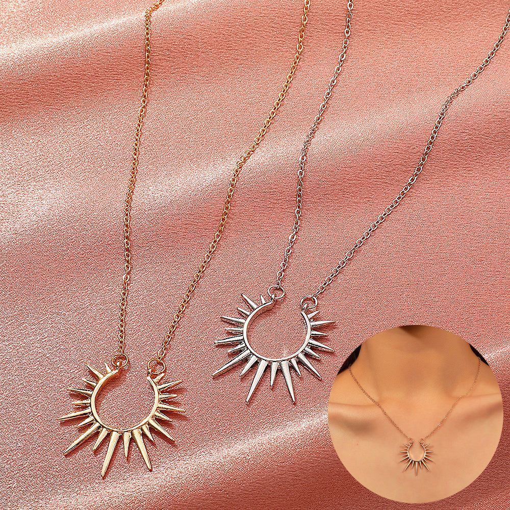 Sunflower Necklace Retro Clavicle Chain Fashion Creative Jewelry Women - Jointcorp