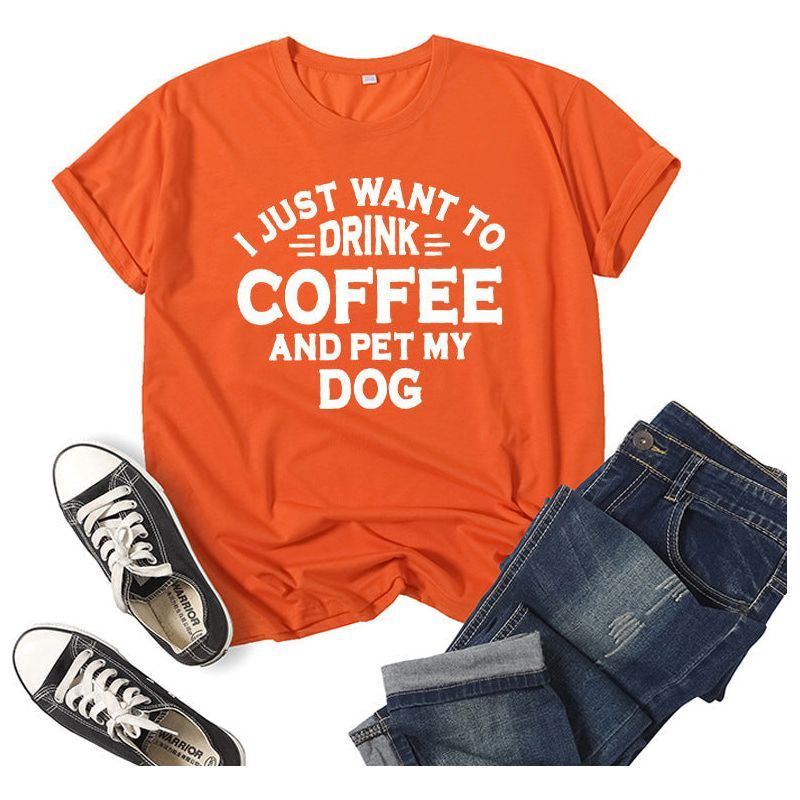 Printed Short Sleeve Round Neck T-shirt