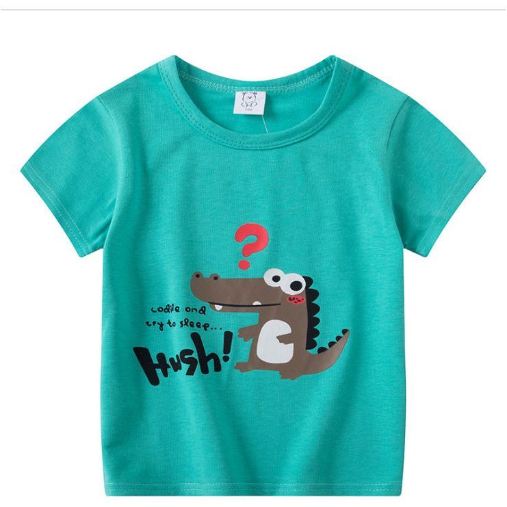 Children's Short Sleeve Boys And Girls T-shirt Cartoon Half Sleeve Top