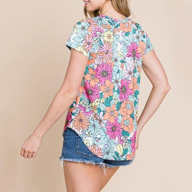 Fashion Round Neck Pullover Short Sleeve - Jointcorp