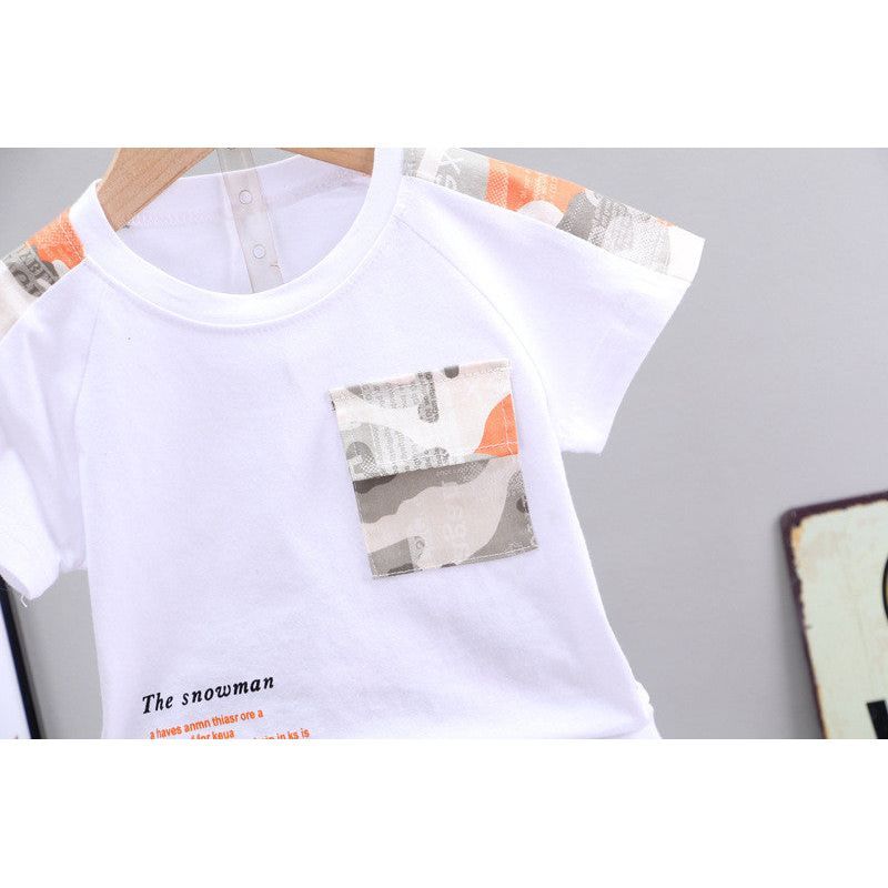 Boys' Casual Children's Children's Clothing Casual Short-sleeved Shorts