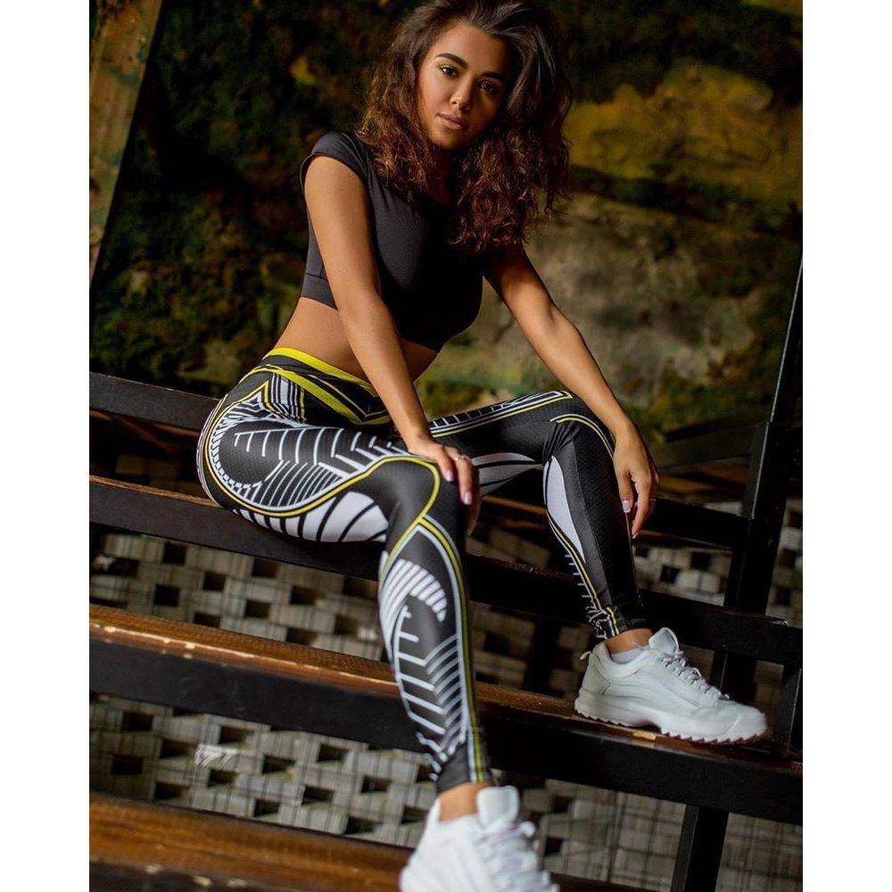 Printed yoga pants - Jointcorp