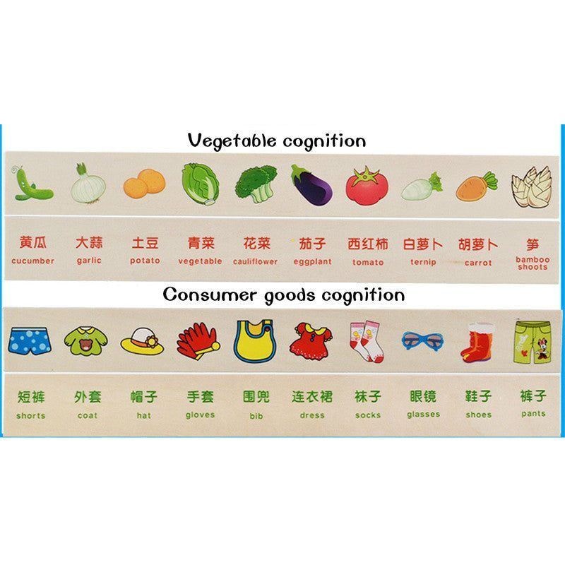 Mathematical Knowledge Classification Cognitive Matching Kids Montessori Early Educational Learn Toy Wood Box Gifts for Children