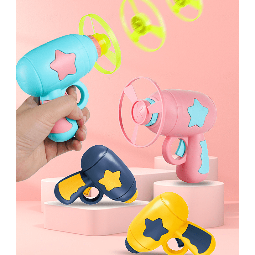 Pet Toy Dog Cat LED Light Toy Luminous Children's Party Toy Bamboo Dragonfly Toy Training Toy Pet Throw Launcher