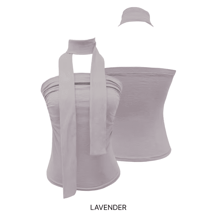 Women's Fashion Long Streamer Tight Strapless Top