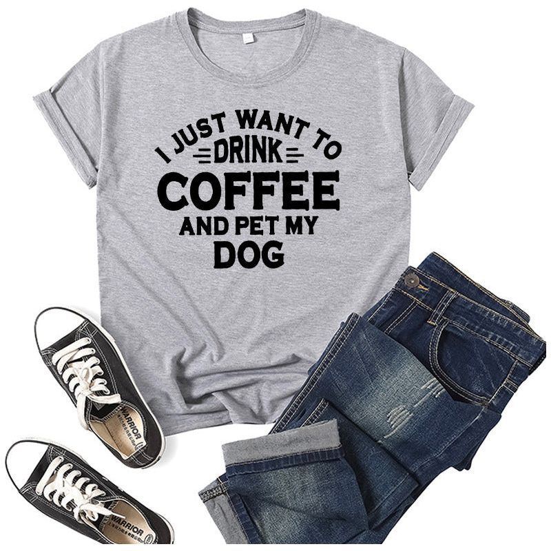 Printed Short Sleeve Round Neck T-shirt