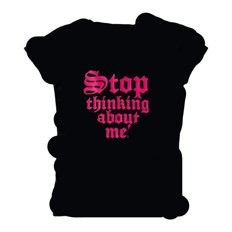 English Printed Dark High Street Hipster Women's Top