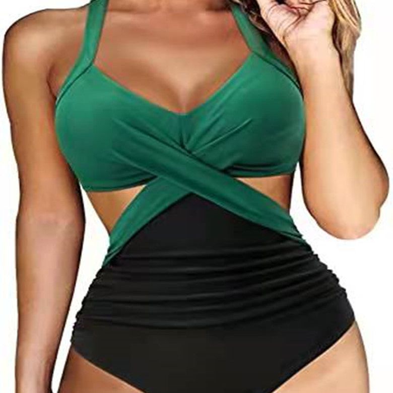 Multicolor Split Bikini Ladies Swimwear