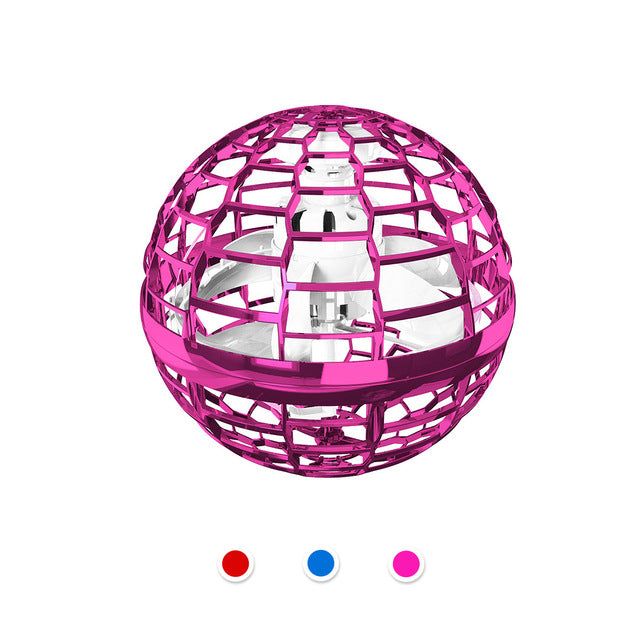 Flynova Pro Flying Ball Spinner Toy Hand Controlled Drone Helicopter 360 Rotating Mini UFO With Light Kids Gifts