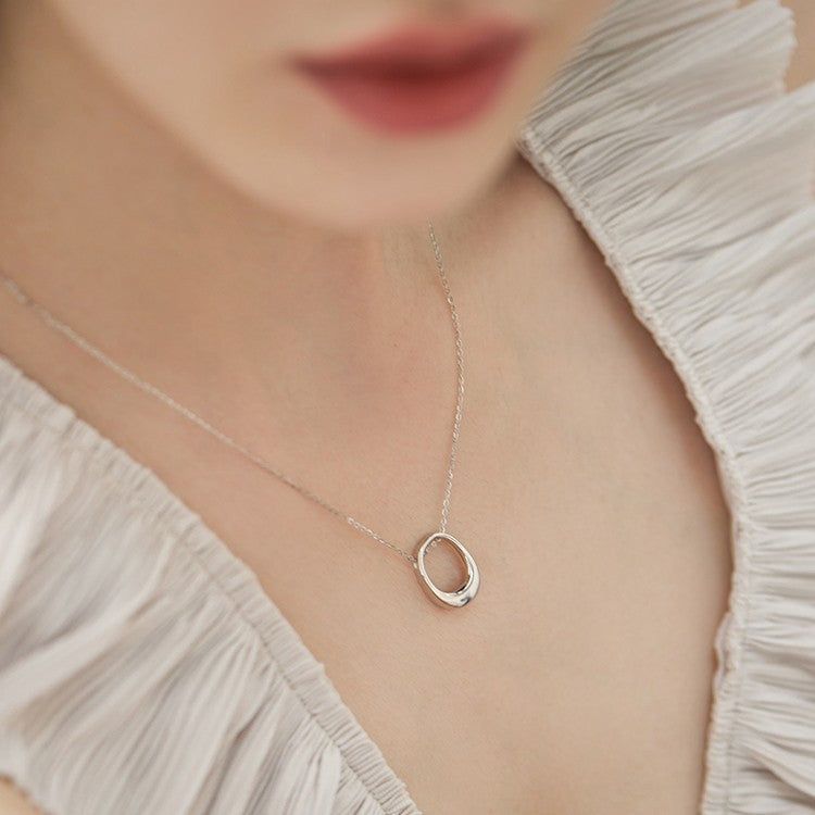 Women's 925 Sterling Silver Clavicle High Grade Necklace - Jointcorp