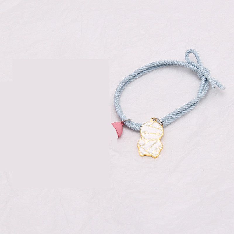 Ghost Head Rope Couple Suction Small Rubber Band Love Magnet Bracelet - Jointcorp