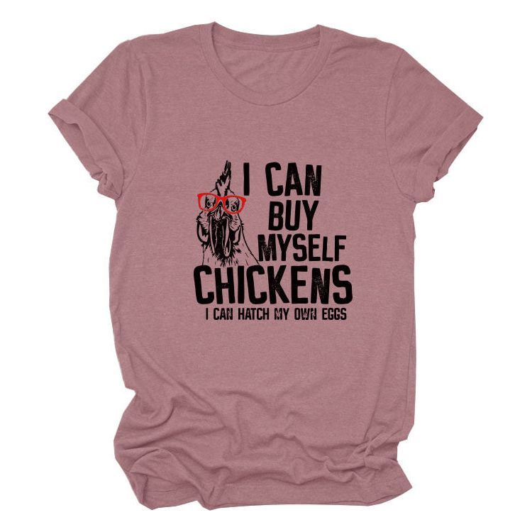 Printed Loose Short-sleeved T-shirt