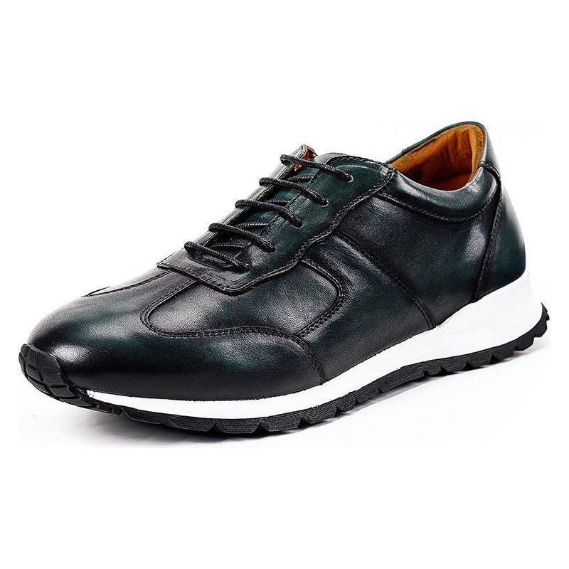 Handmade Men's Lace-up Leather Shoes