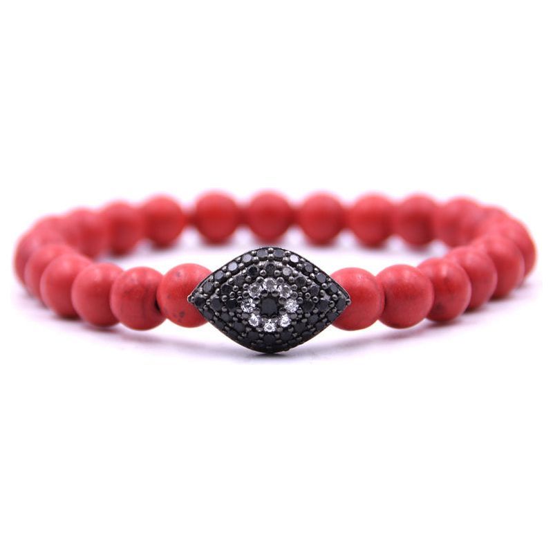 Black Eye Bracelet Micro Inlaid Zircon Copper Jewelry - Jointcorp