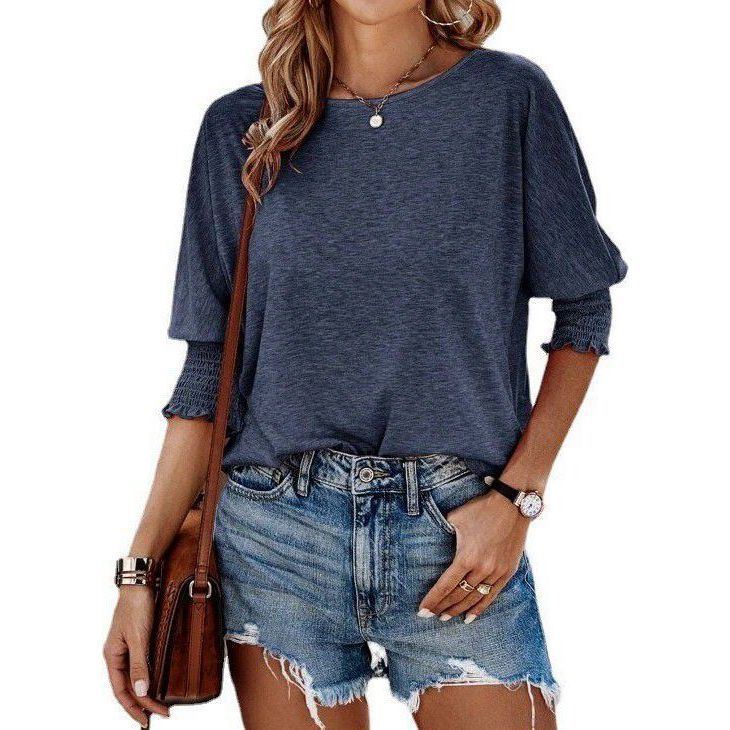 Women's Stylish Loose Round Neck T-shirt