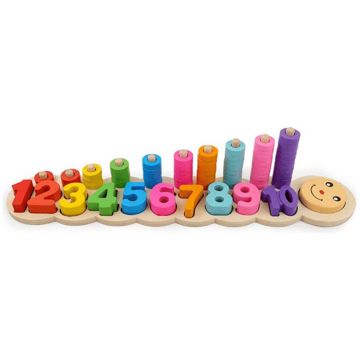 Early Childhood Education Wooden Logarithmic Board