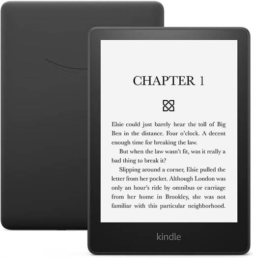 Amazon Kindle Paperwhite 11th Gen eBook Reader, 6.8" Display & Adjustable Warm Light, Waterproof Reading, 8GB Storage, Wi-Fi Connect, Waterproof, Charge Via USB-C, Hands Free, Black