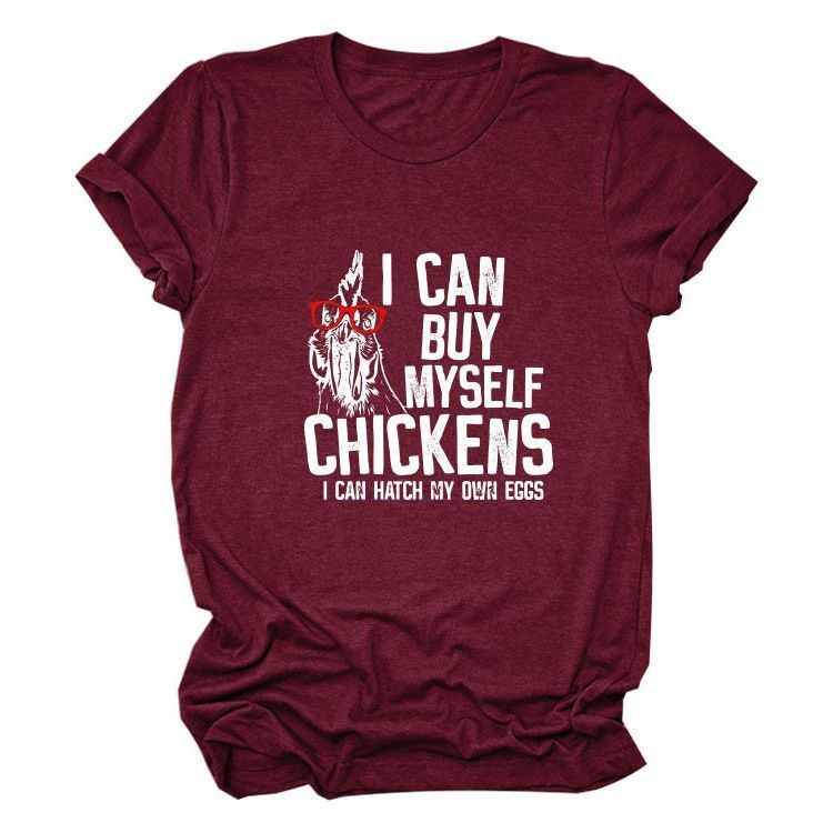 Printed Loose Short-sleeved T-shirt