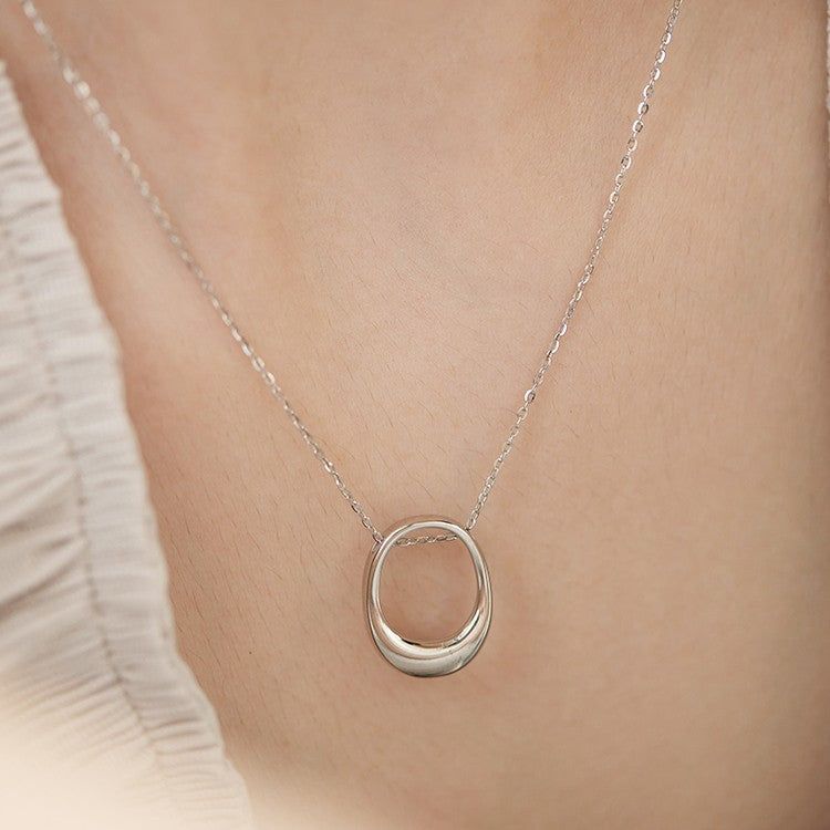 Women's 925 Sterling Silver Clavicle High Grade Necklace - Jointcorp