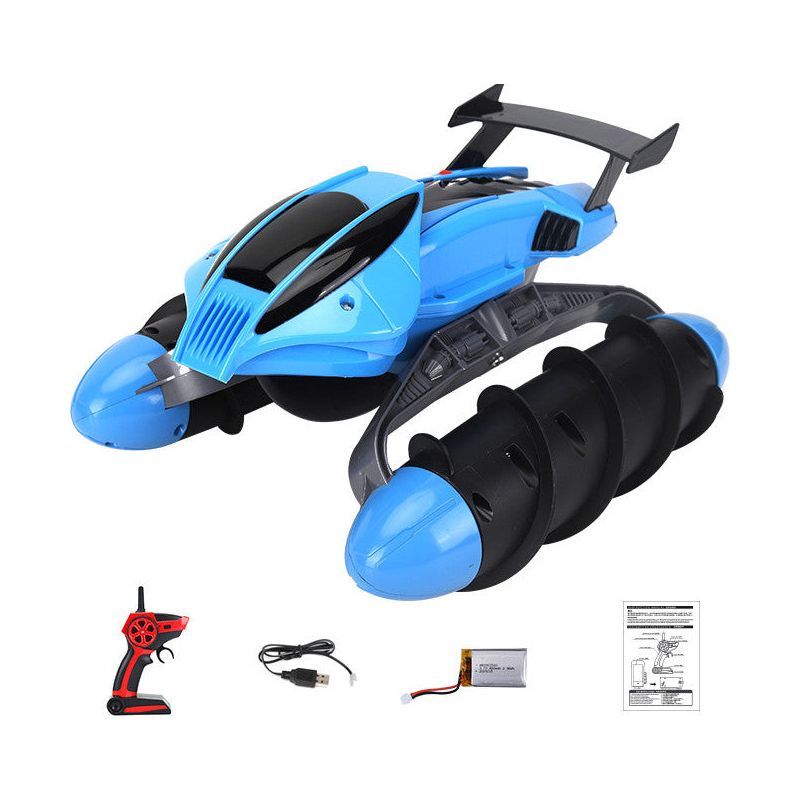 Waterproof Amphibious Wireless Remote Control Electric Speedboat