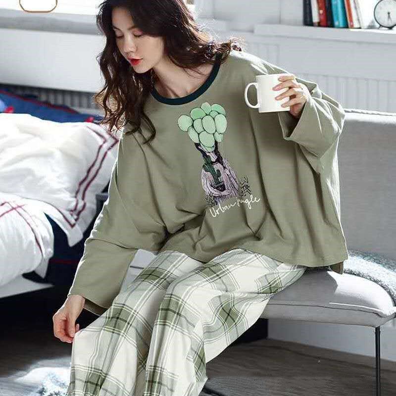 Pajamas Women Autumn Long Sleeves - Jointcorp