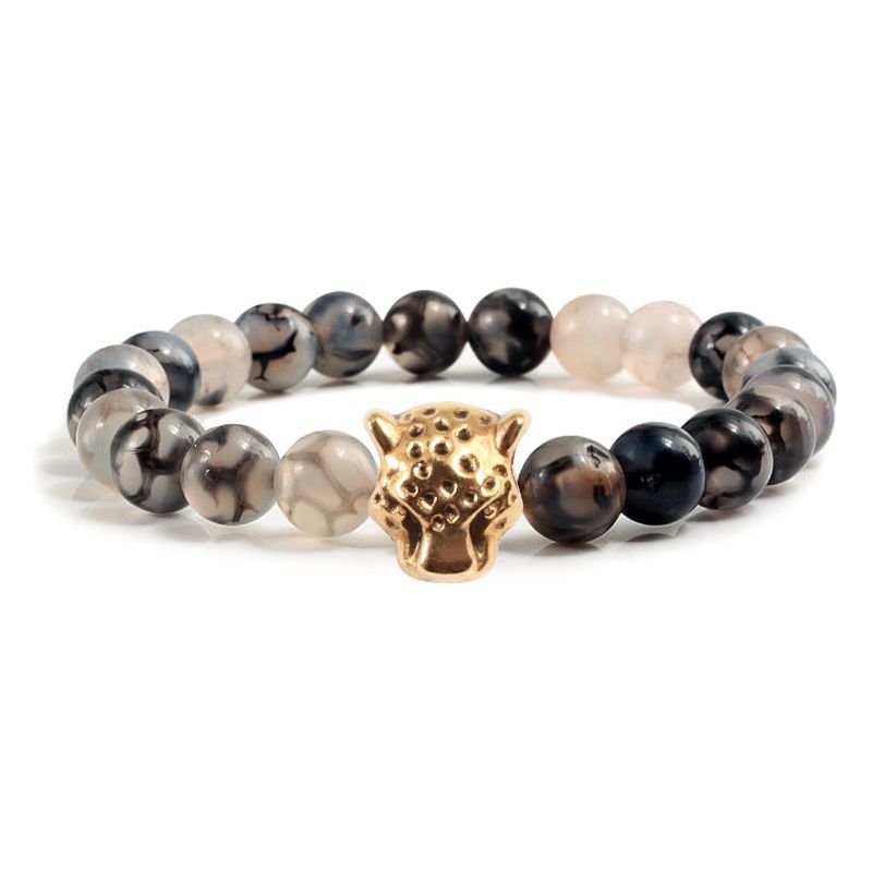 Filament Black Dragon Pattern Alloy Accessories Barbell Cat's Paw Accessories Yoga Scattered Beads Carrying Strap