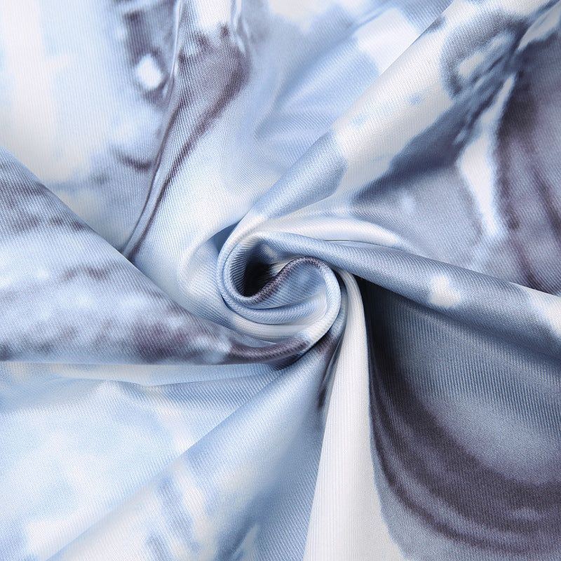 Summer Cool Printed Irregular Slim-fit Suspenders