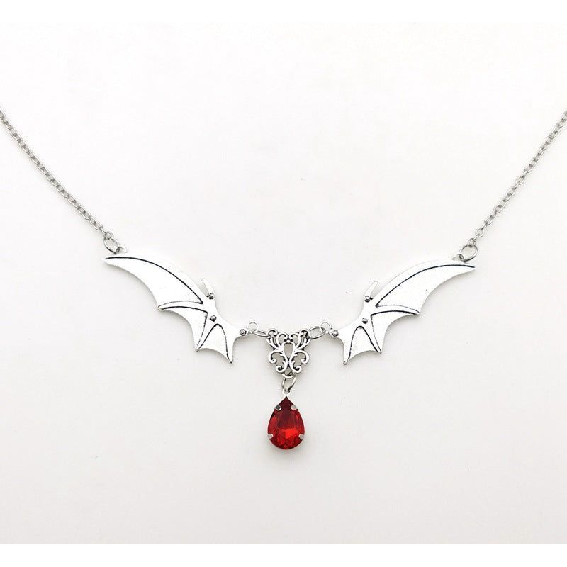 Vampire Bat Wings Necklace Gothic Witchcraft Jewelry - Jointcorp