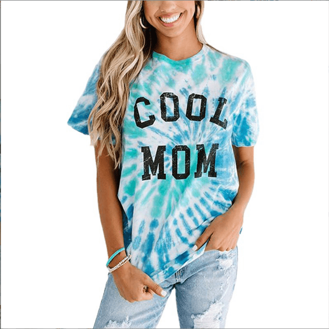 European And American Digital Printing Short-sleeved Women's Summer Loose T-shirt - Jointcorp