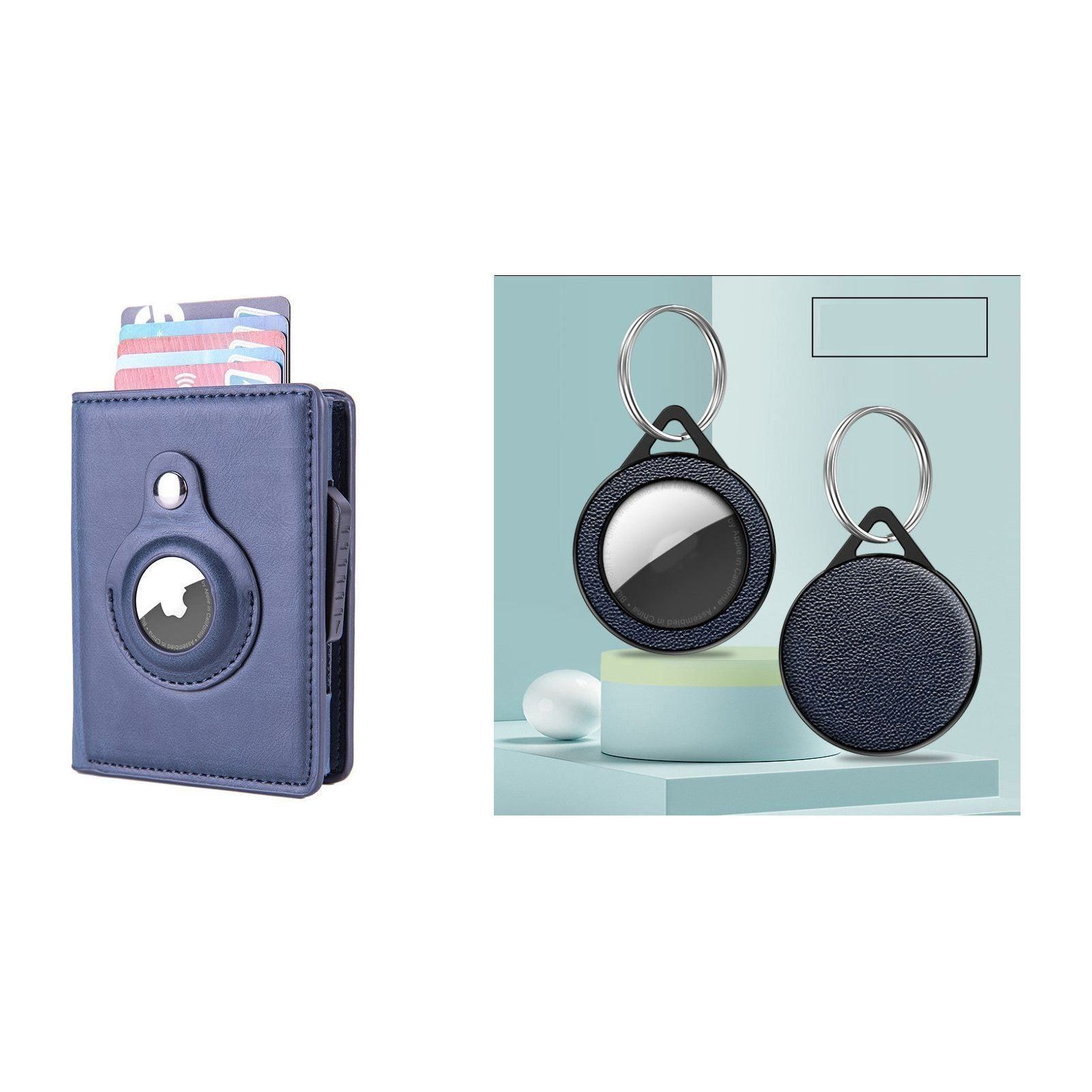 Rfid Card Holder Men Wallets Money Bag Male Black Short Purse Small Leather Slim Wallets Mini Wallets For Airtag Air Tag