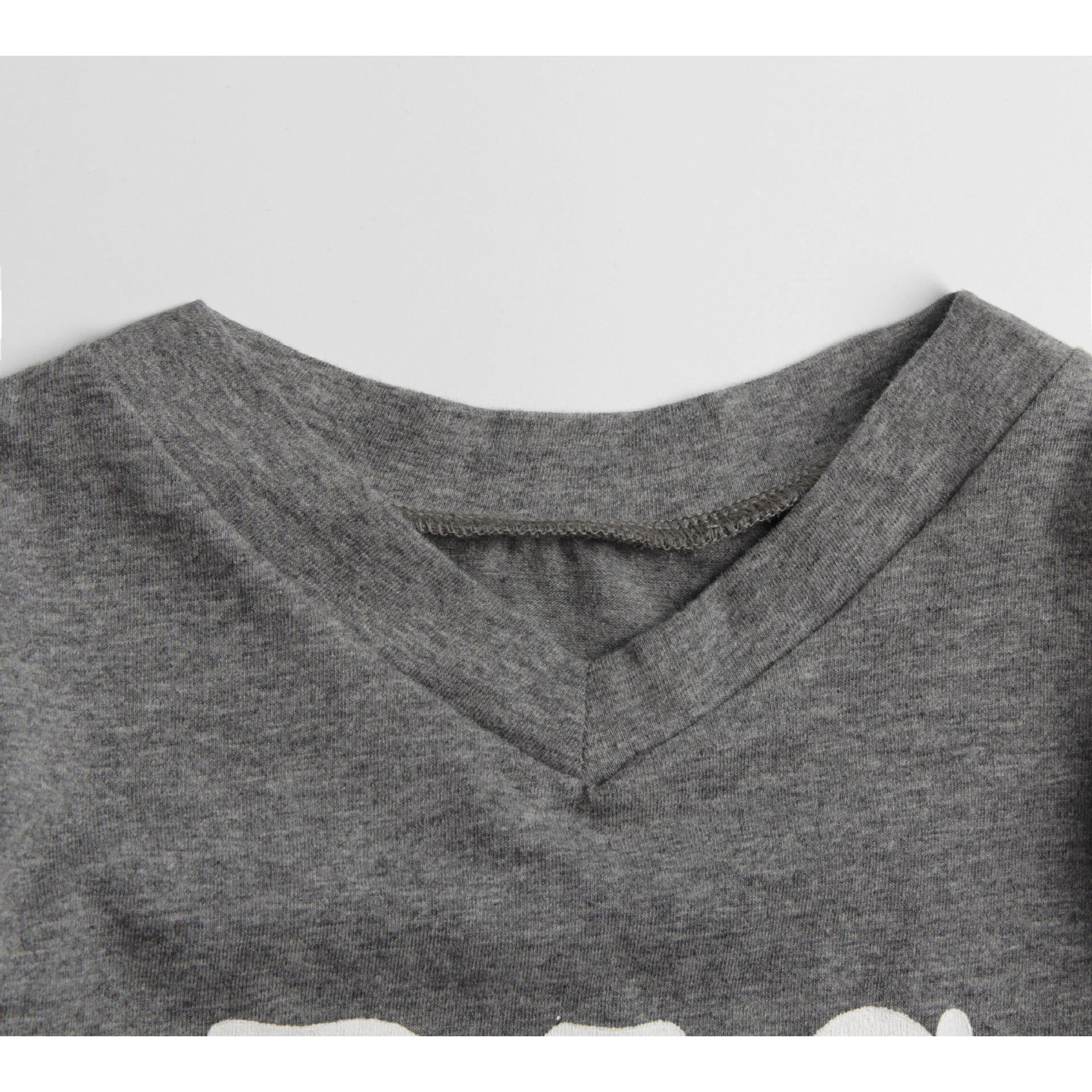 Letter Long-sleeved T-shirt Male Baby Jumpsuit