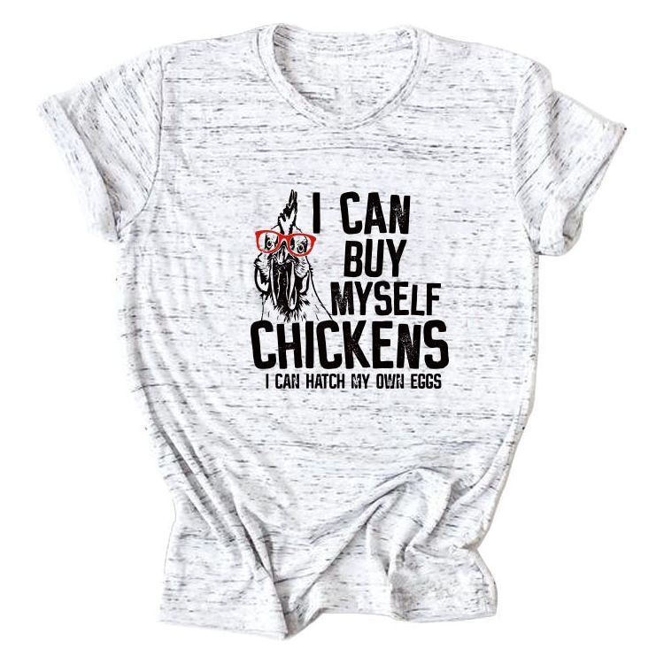 Printed Loose Short-sleeved T-shirt