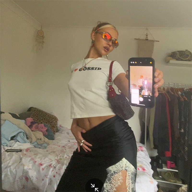 Women's Short-sleeved Letter Print Summer - Jointcorp