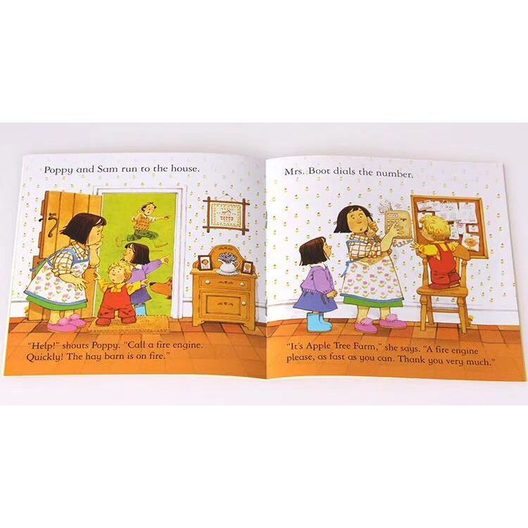 Usborne Children's English Picture Book Farm Story Book Series